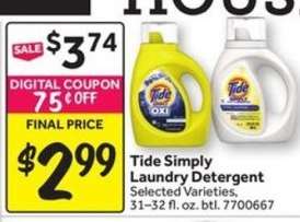 Tide Simply Laundry Detergent