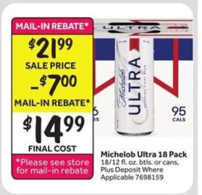 Michelob Ultra 18 Pack