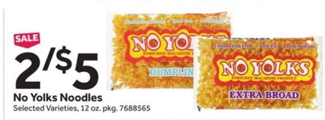 No Yolks noodles