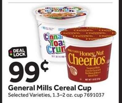 General Mills Cereal Cup