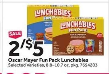 Oscar Mayer Fun Pack Lunchables