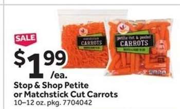 Stop & Shop Petite or Matchstick Cut Carrots
