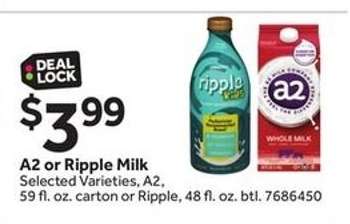 A2 or Ripple Milk