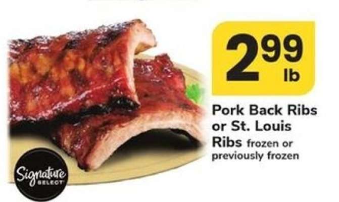 Pork Back Ribs or St Louis Ribs