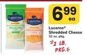 Lucerne Shredded Cheese