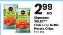 Signature SELECT Chili Lime Kettle Potato Chips