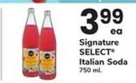 Signature SELECT Italian Soda