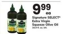 Signature SELECT Extra Virgin Squeeze Olive Oil