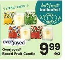 Overjoyed Boxed Fruit Candle