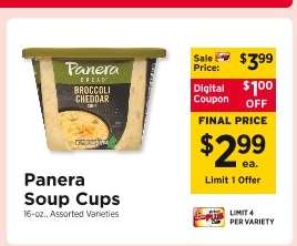 Panera Soup Cups