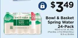 Bowl & Basket Spring Water 24-Pack