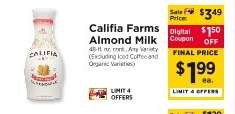 Califia Farms Almond Milk
