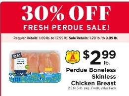 Perdue Boneless Skinless Chicken Breast