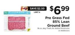 Pre Grass Fed 85% Lean Ground Beef