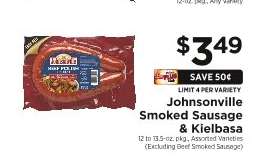 Johnsonville Smoked Sausage & Kielbasa