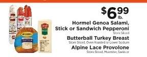 Hormel Genoa Salami, Stick or Sandwich Pepperoni