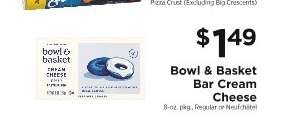 Bowl & Basket Bar Cream Cheese