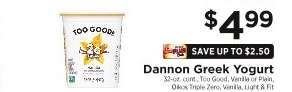 Dannon Greek Yogurt