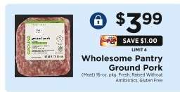 Wholesome Pantry Ground Pork