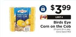 Birds Eye Corn on the Cob