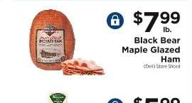 Black Bear Maple Glazed Ham