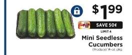 Mini Seedless Cucumbers