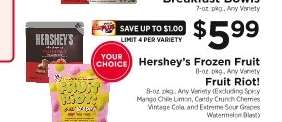 Hershey’s Frozen Fruit