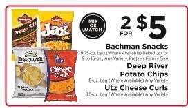 Bachman Snacks, Deep River Potato Chips, Utz Cheese Curls