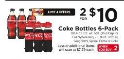 Coke Bottles 6-Pack