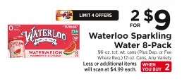 Waterloo Sparkling Water 8-Pack
