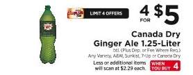 Canada Dry Ginger Ale 1.25-Liter