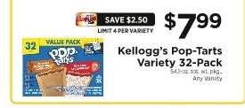 Kellogg's Pop-Tarts Variety 32-Pack