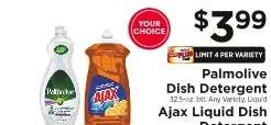Palmolive Dish Detergent / Ajax Liquid Dish Detergent