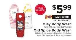 Olay Body Wash / Old Spice Body Wash