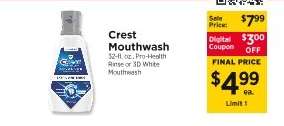 Crest Mouthwash