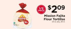 Mission Fajita Flour Tortillas