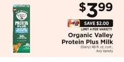 Organic Valley Protein Plus Milk
