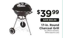 17-in. Round Charcoal Grill