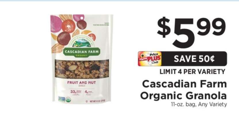 Cascadian Farm Organic Granola