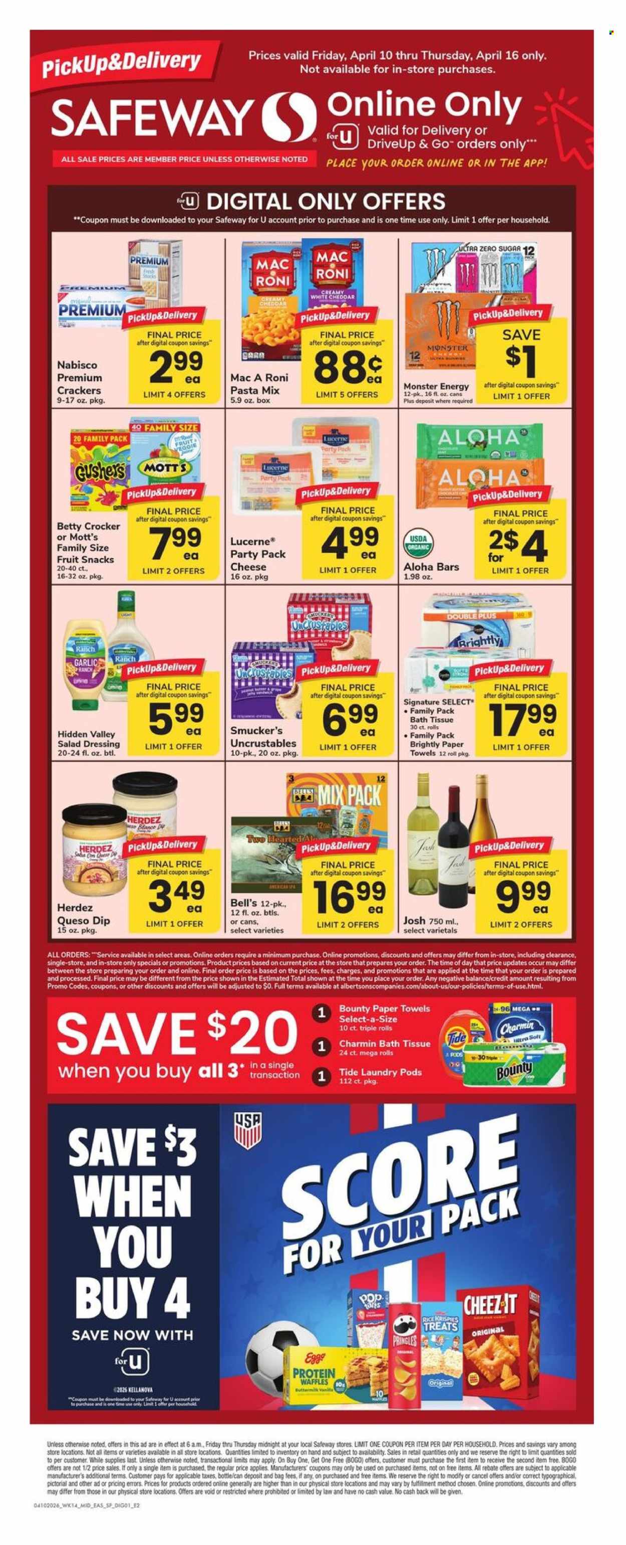 Safeway ad - 04/10/2026 - 04/16/2026. Page 1
