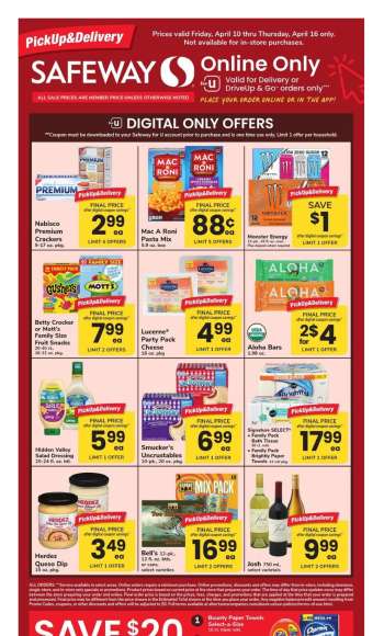 Safeway Flyer - 04/10/2026 - 04/16/2026.