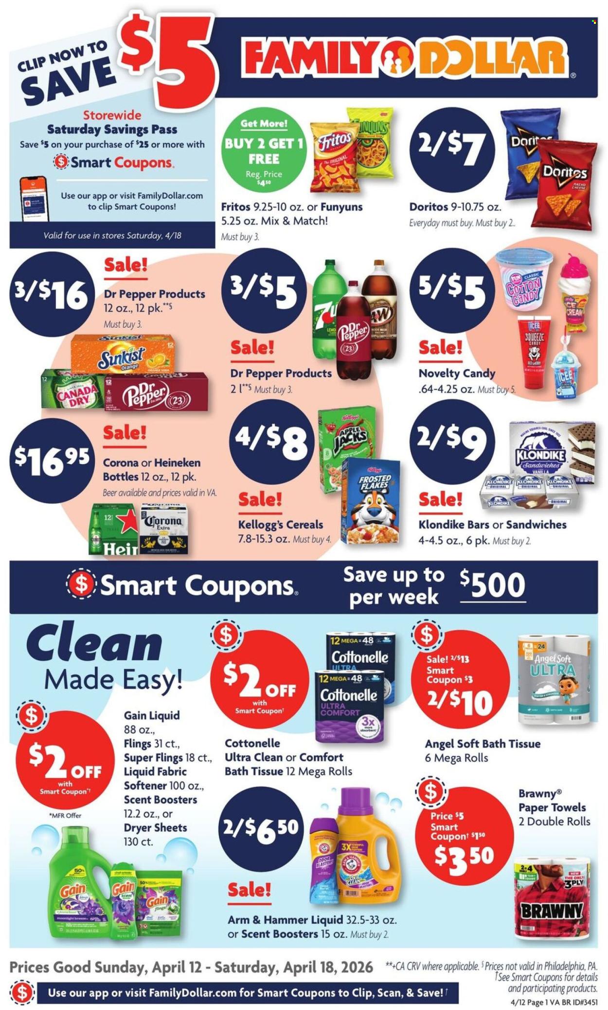 Family Dollar ad - 04/12/2026 - 04/18/2026. Page 1