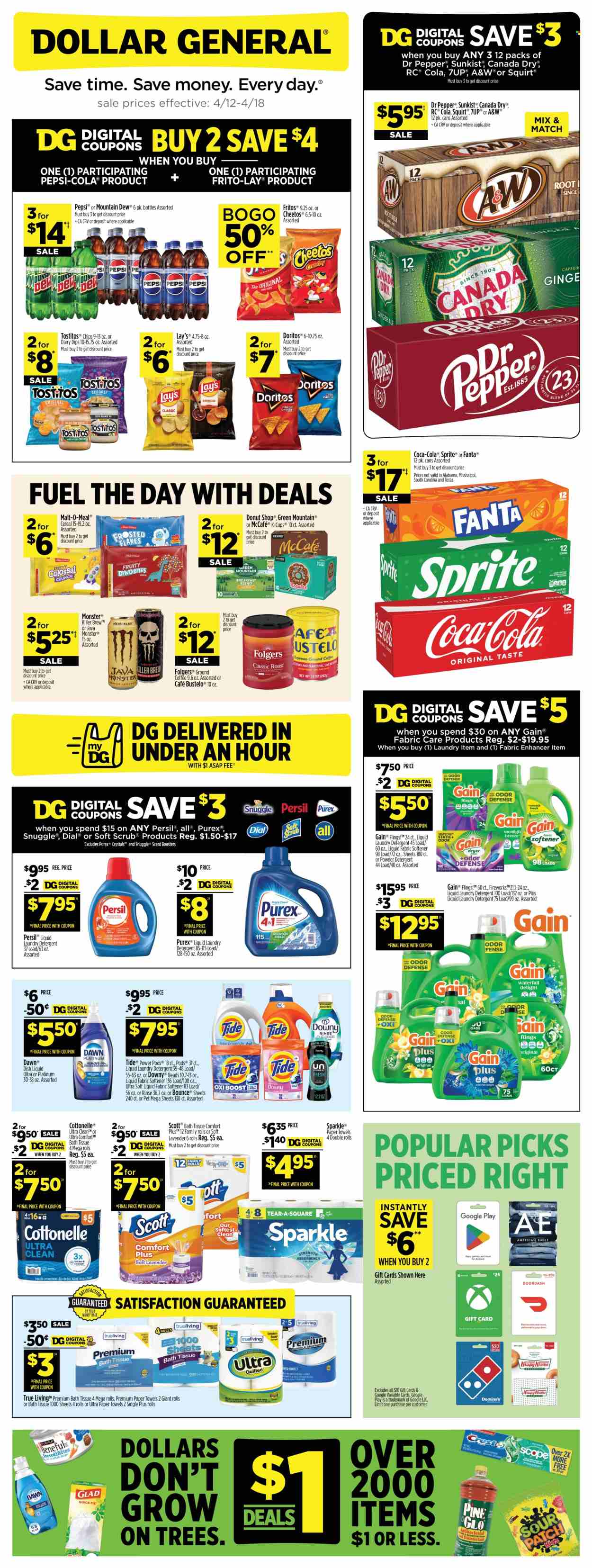 Dollar General ad - 04/12/2026 - 04/18/2026. Page 1