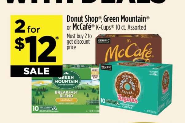 Donut Shop®, Green Mountain® or McCafé® K-Cups®
