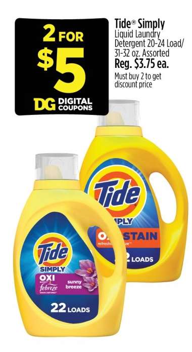 Tide Simply Liquid Laundry Detergent