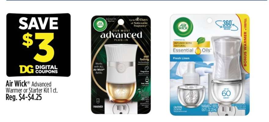 Air Wick Advanced Warmer or Starter Kit 1 ct.