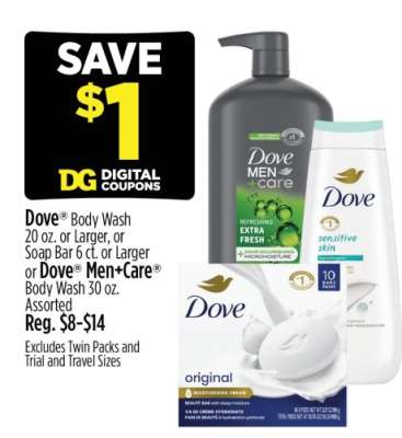 Dove Body Wash or Soap