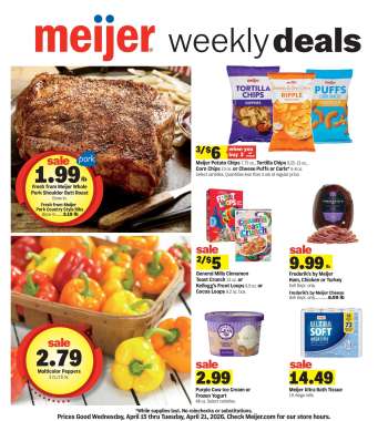 Meijer Flyer - 04/15/2026 - 04/21/2026.