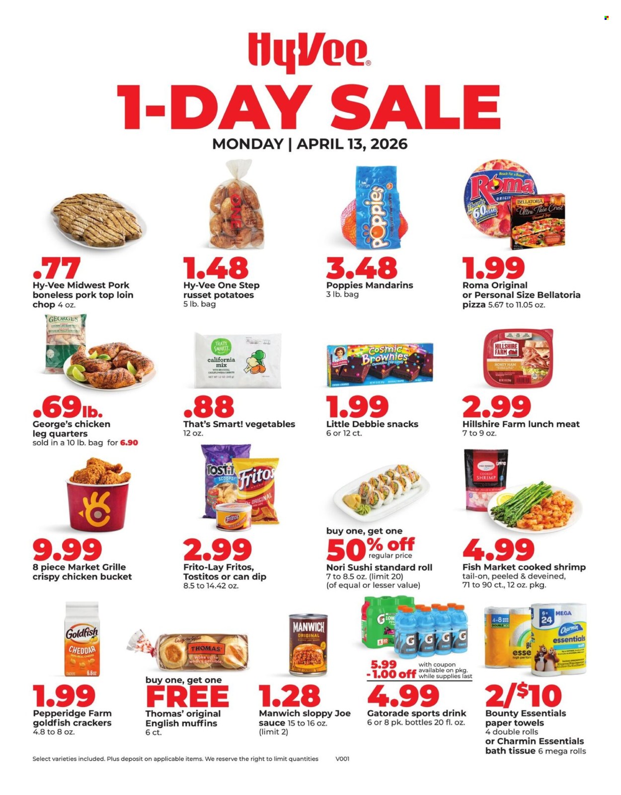 Hy-Vee ad - 04/13/2026 - 04/13/2026. Page 1