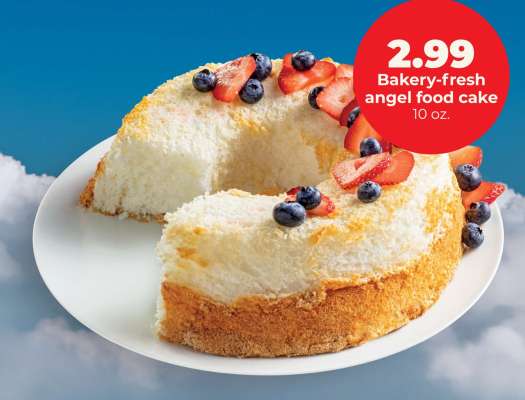 Bakery fresh angel food cake